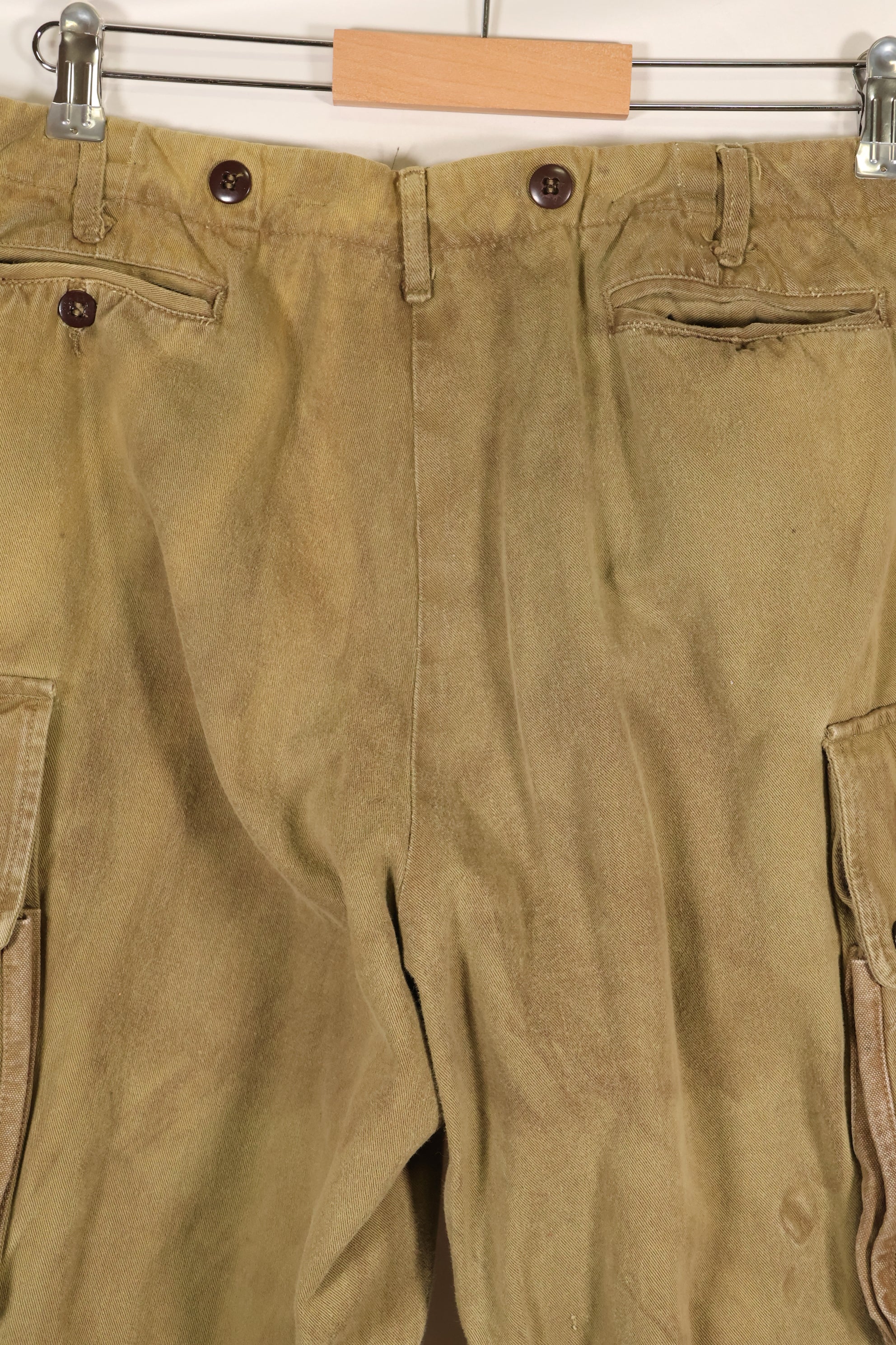 电影服装 大号电影服装 Private Ryan US Army M42 Jump Pants Used C