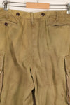 电影服装 大号电影服装 Private Ryan US Army M42 Jump Pants Used C