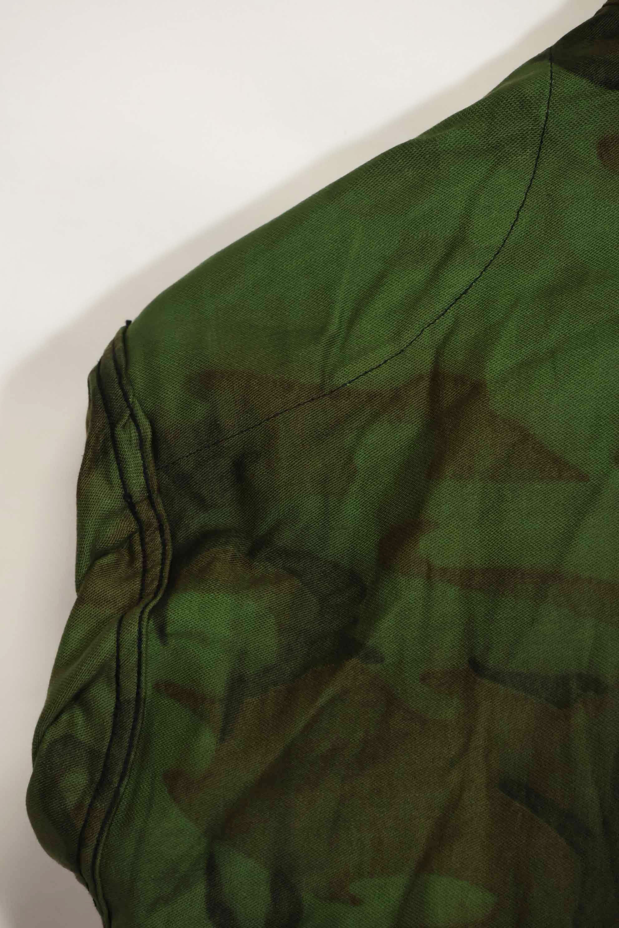 1960s U.S. Army Advisor ARVN BDQ Ranger Shirt Leaf camouflage shirt, never used.