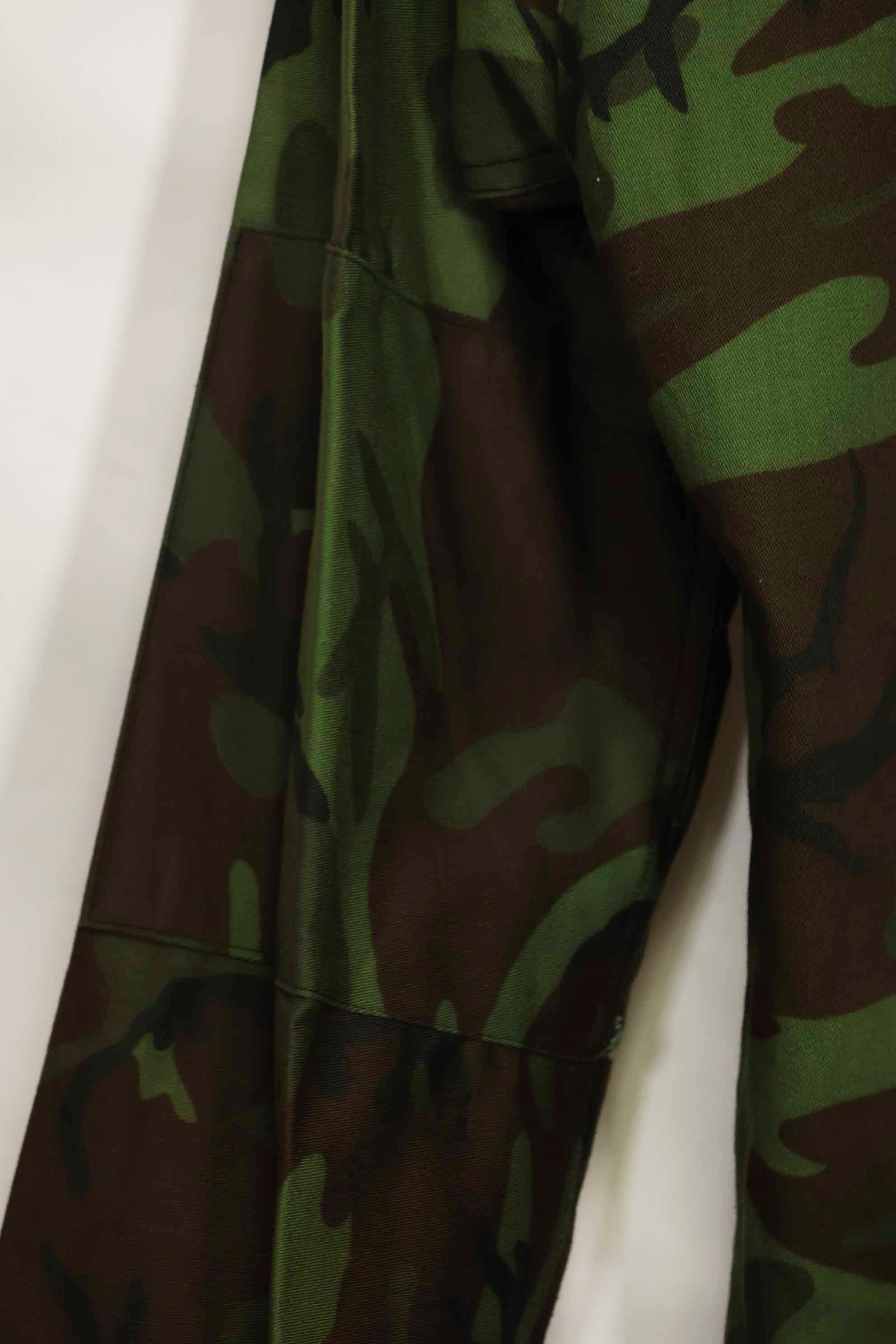 1960s U.S. Army Advisor ARVN BDQ Ranger Shirt Leaf camouflage shirt, never used.