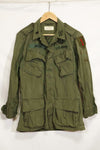 1965〜66年頃　2nd Model ジャングルファティーグ　ジャケット　S-R　パッチ付き　中古品
