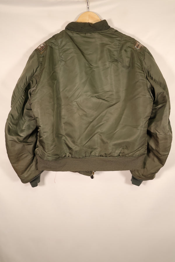 1970年契約　LARGE　アメリカ空軍　USAF　MA-1　フライトジャケット　パッチ初付　中古品