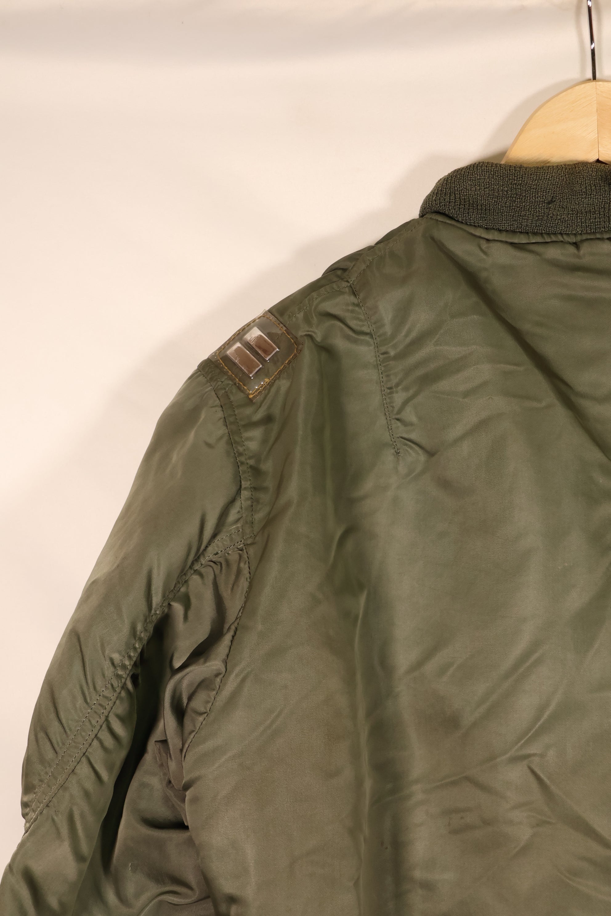 1970年契約　LARGE　アメリカ空軍　USAF　MA-1　フライトジャケット　パッチ初付　中古品