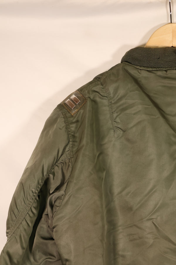 1970年契約　LARGE　アメリカ空軍　USAF　MA-1　フライトジャケット　パッチ初付　中古品
