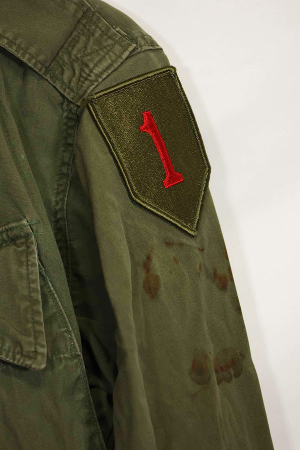 1965〜66年頃　2nd Model ジャングルファティーグ　ジャケット　S-R　パッチ付き　中古品