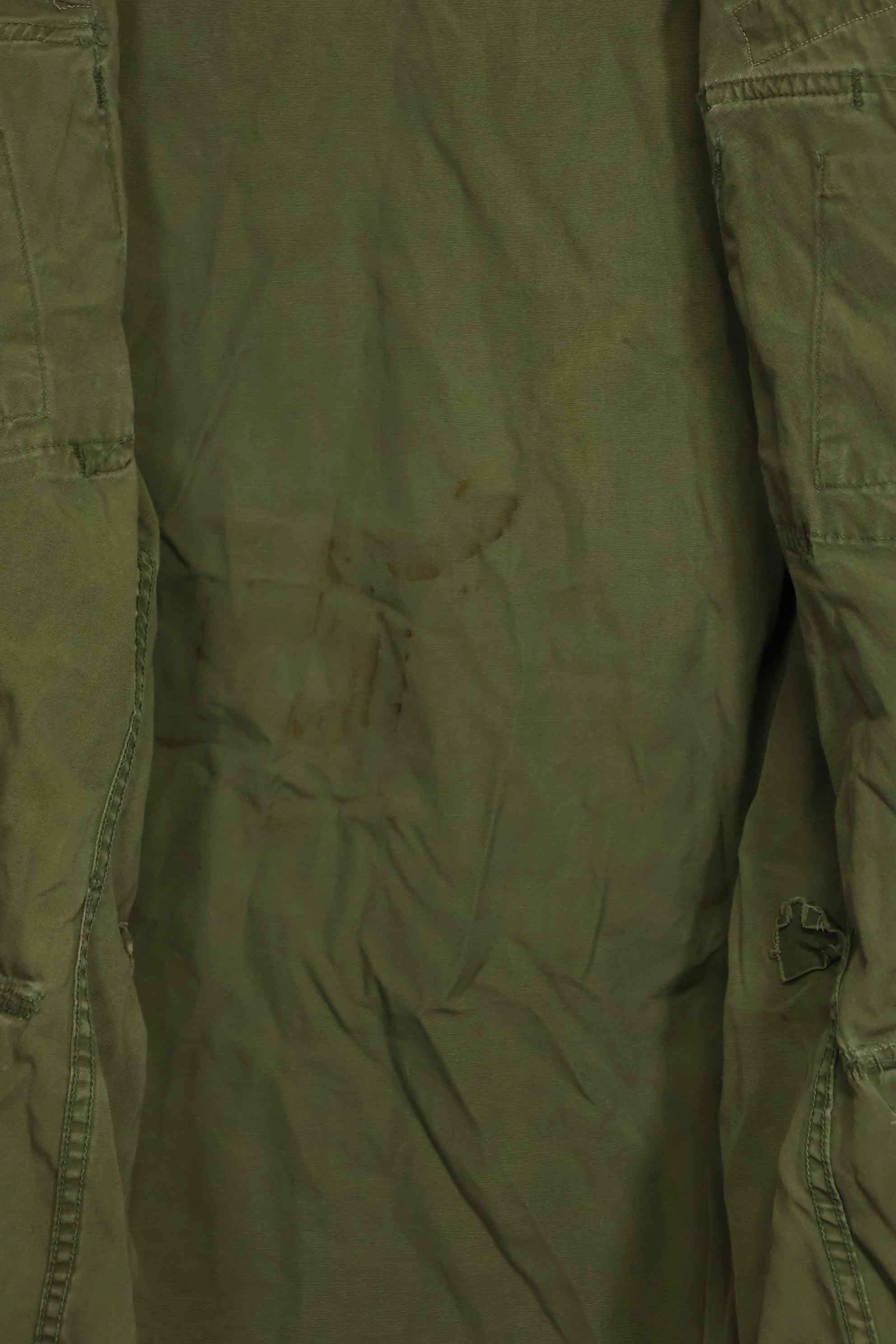 1965〜66年頃　2nd Model ジャングルファティーグ　ジャケット　S-R　パッチ付き　中古品
