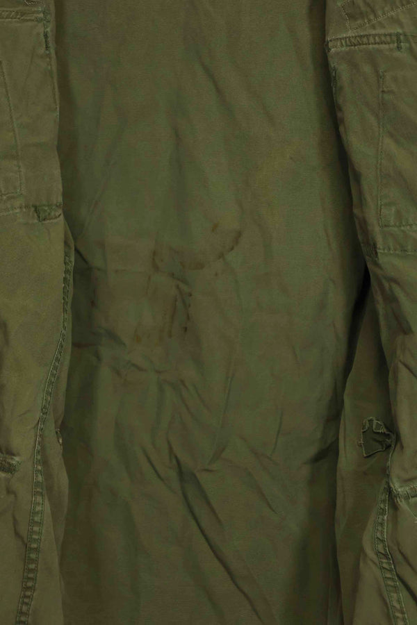 1965〜66年頃　2nd Model ジャングルファティーグ　ジャケット　S-R　パッチ付き　中古品