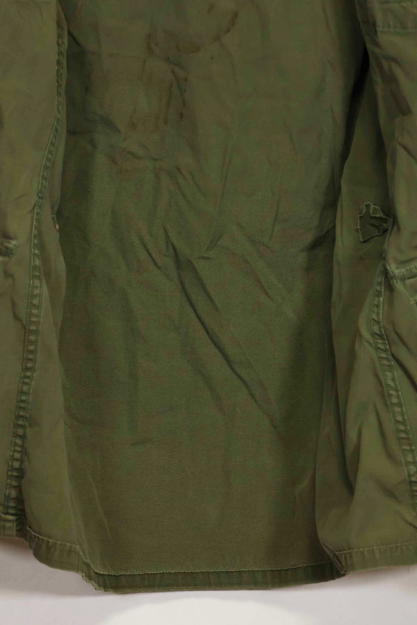 1965〜66年頃　2nd Model ジャングルファティーグ　ジャケット　S-R　パッチ付き　中古品