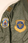 1960 Contract, MEDIUM, U.S. Air Force (USAF), L-2B Flight Jacket, Original Patches, Used