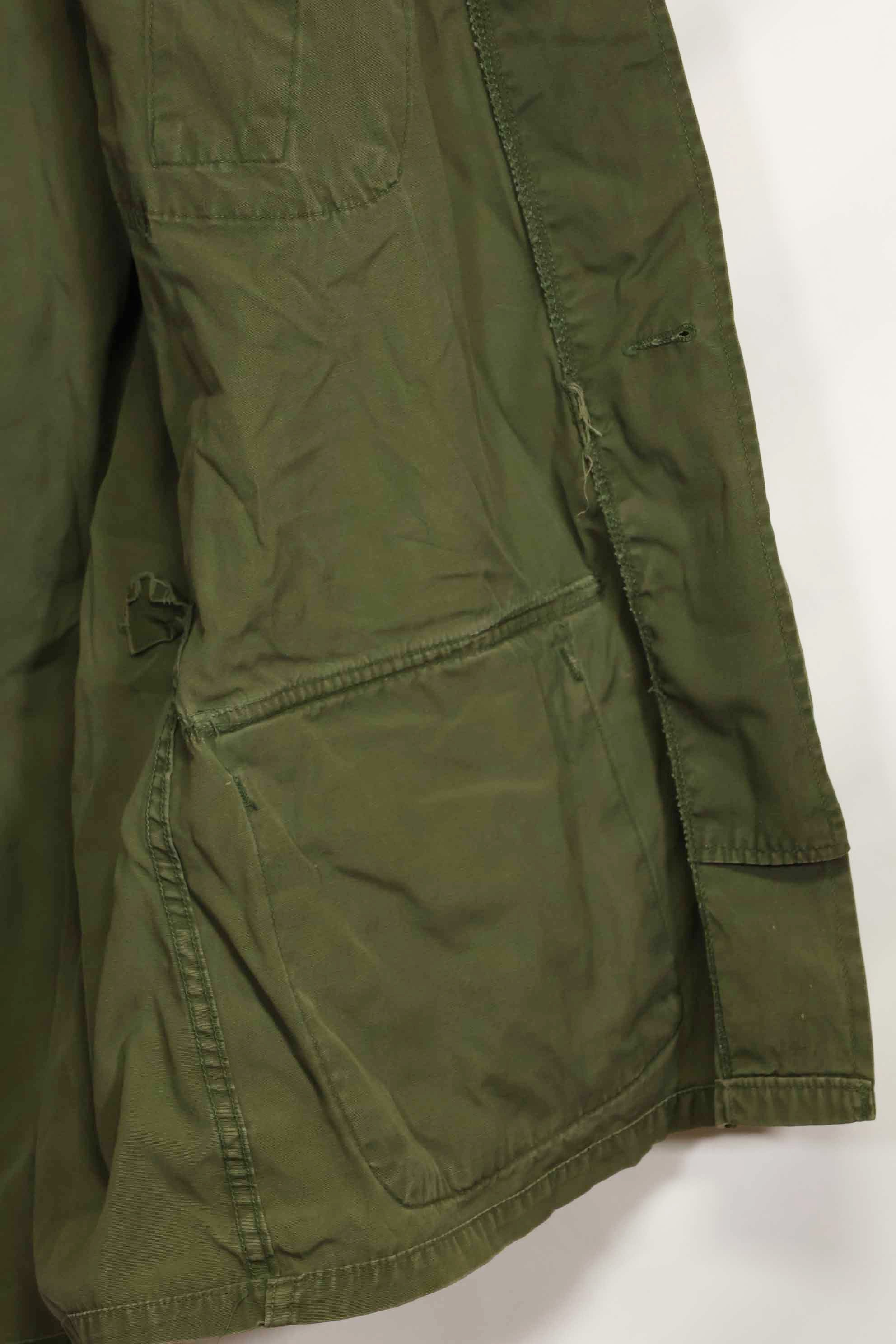 1965〜66年頃　2nd Model ジャングルファティーグ　ジャケット　S-R　パッチ付き　中古品