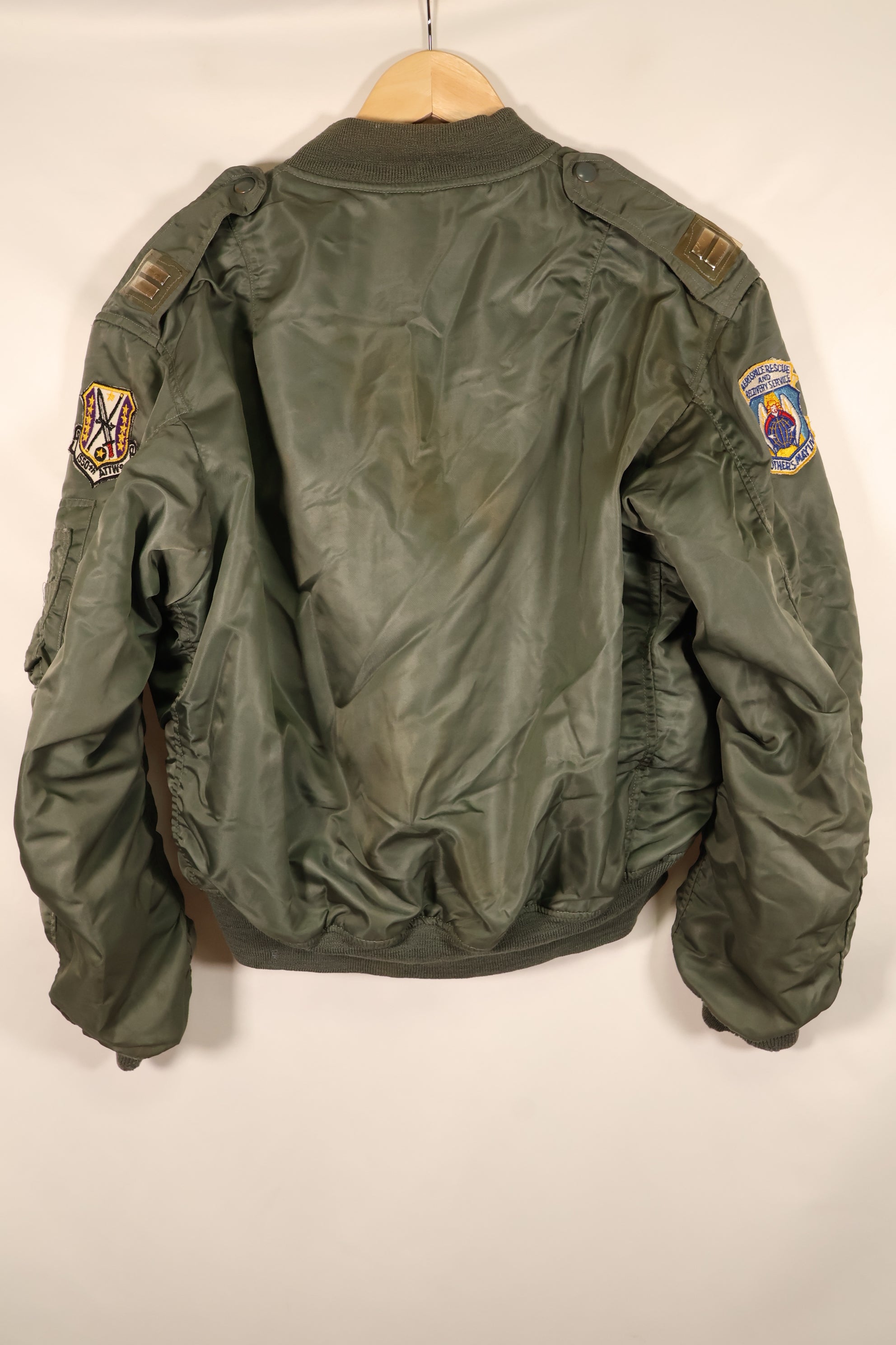 1960 Contract, MEDIUM, U.S. Air Force (USAF), L-2B Flight Jacket, Original Patches, Used