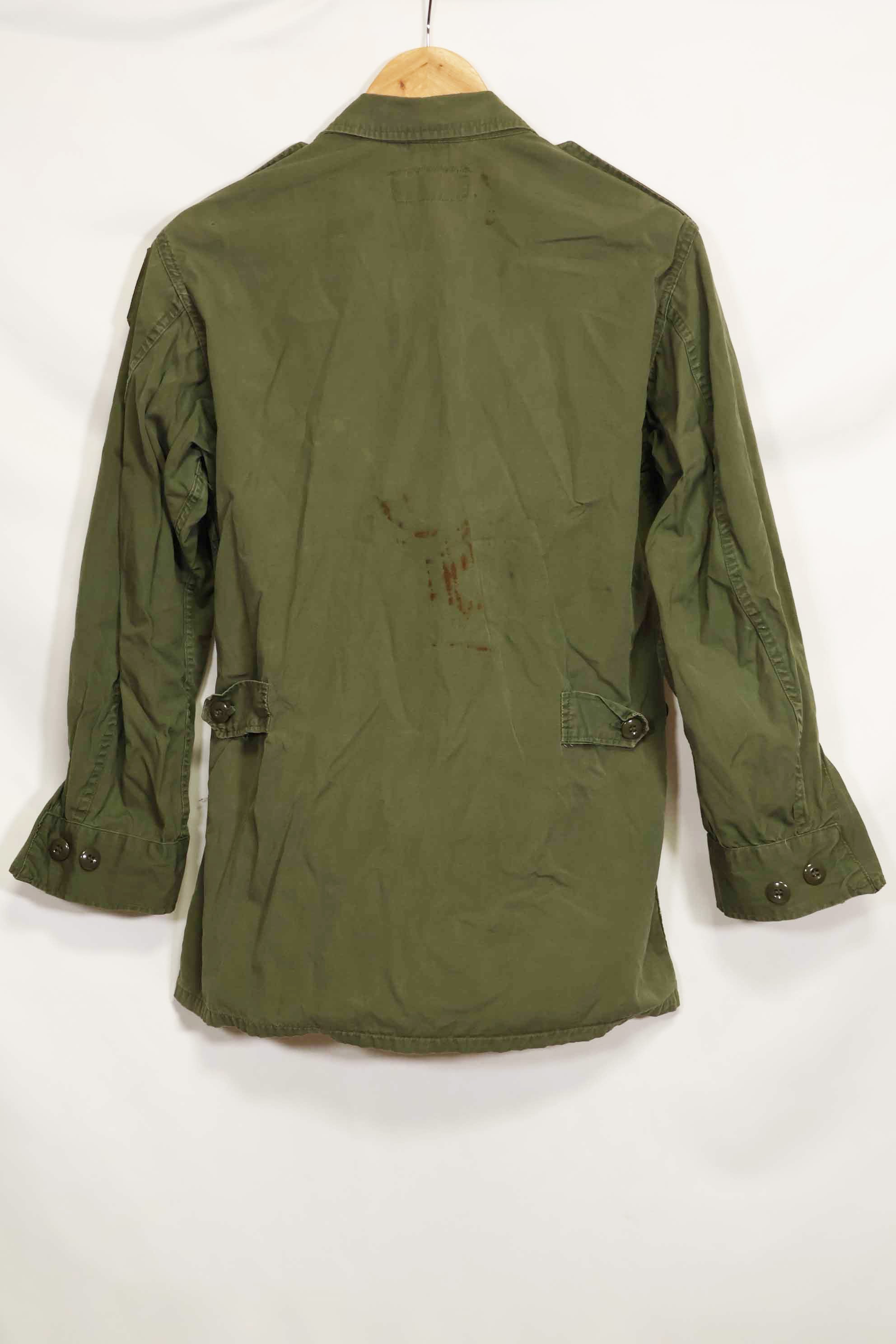 1965〜66年頃　2nd Model ジャングルファティーグ　ジャケット　S-R　パッチ付き　中古品