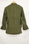1965〜66年頃　2nd Model ジャングルファティーグ　ジャケット　S-R　パッチ付き　中古品