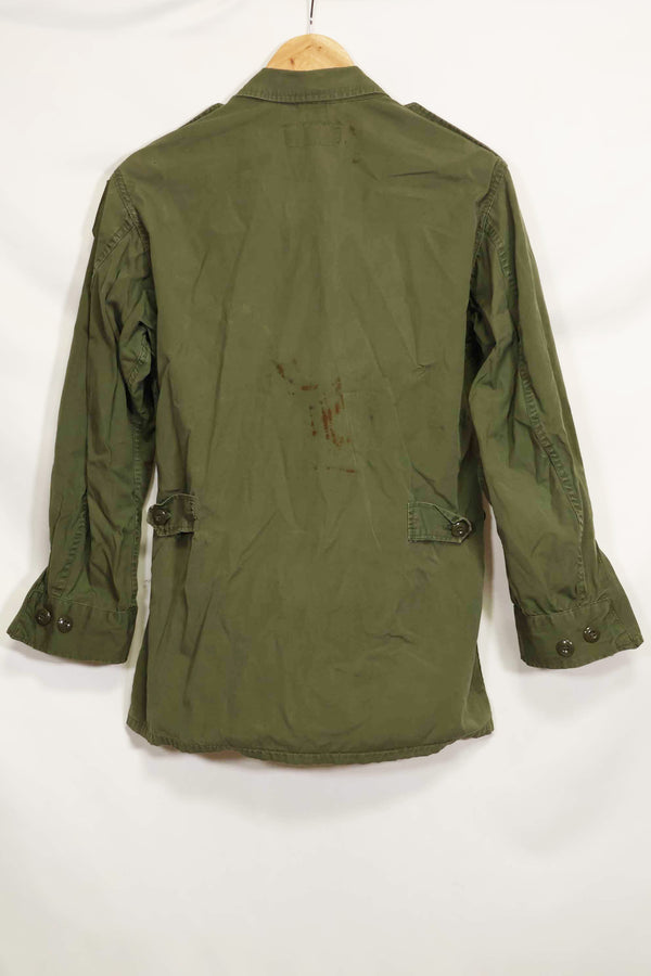 1965〜66年頃　2nd Model ジャングルファティーグ　ジャケット　S-R　パッチ付き　中古品