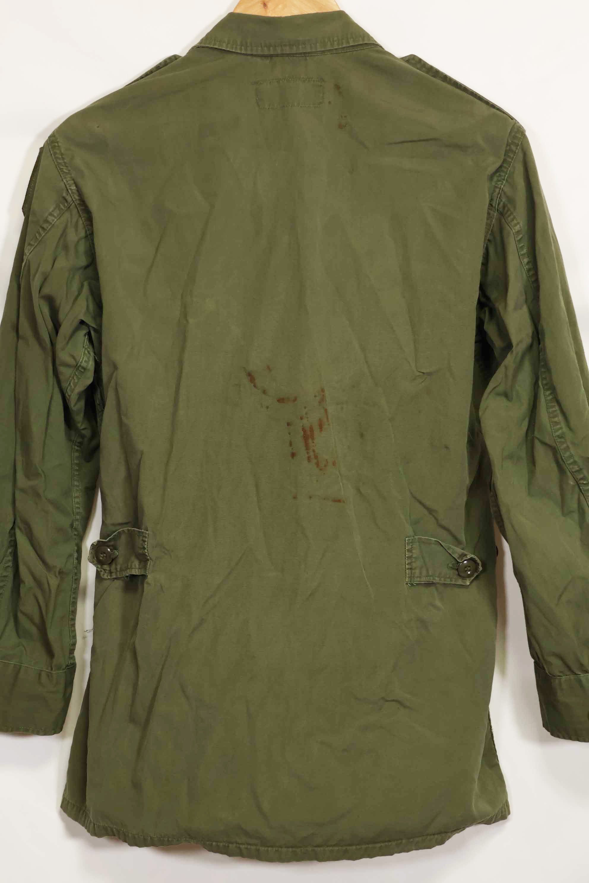 1965〜66年頃　2nd Model ジャングルファティーグ　ジャケット　S-R　パッチ付き　中古品