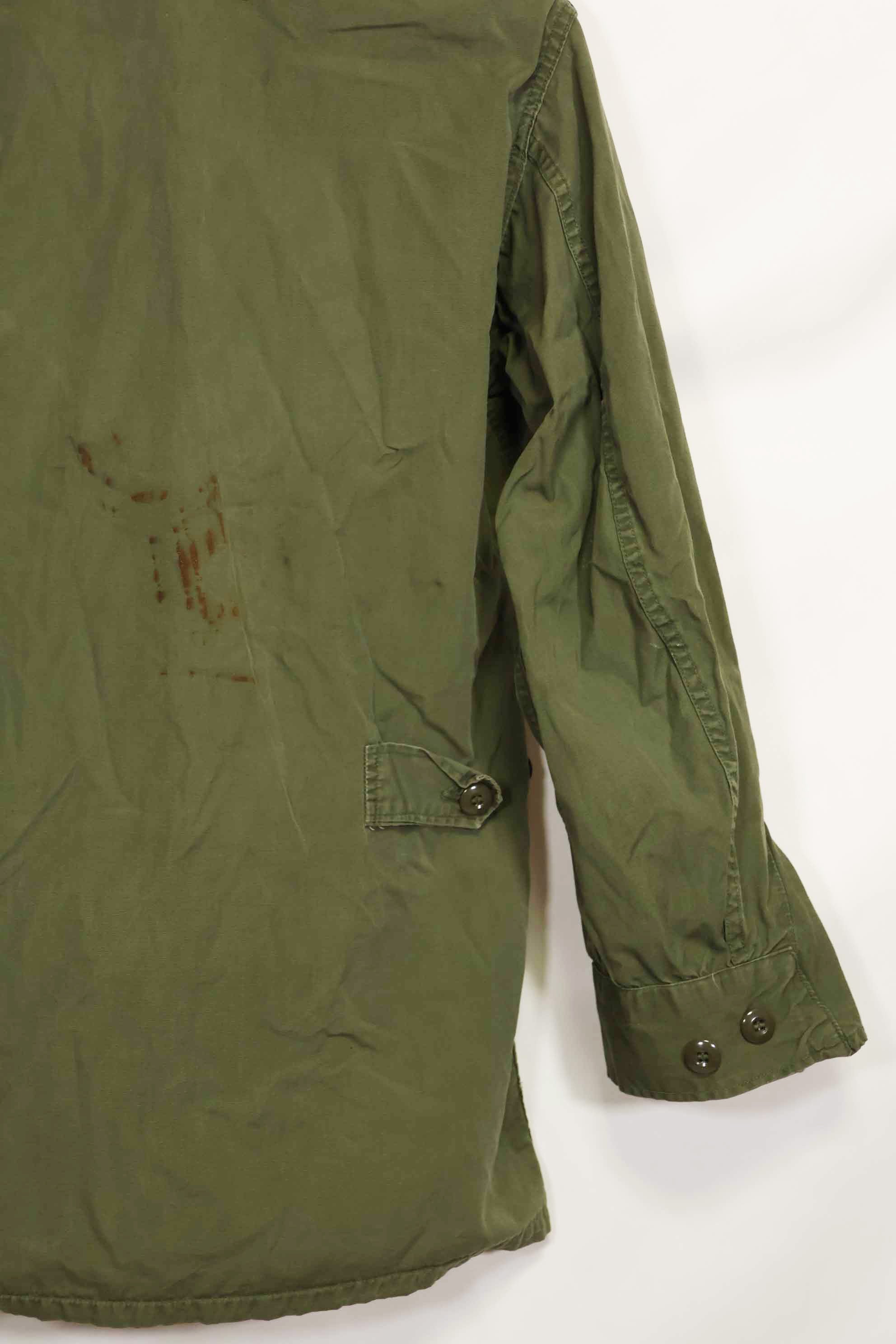 1965〜66年頃　2nd Model ジャングルファティーグ　ジャケット　S-R　パッチ付き　中古品