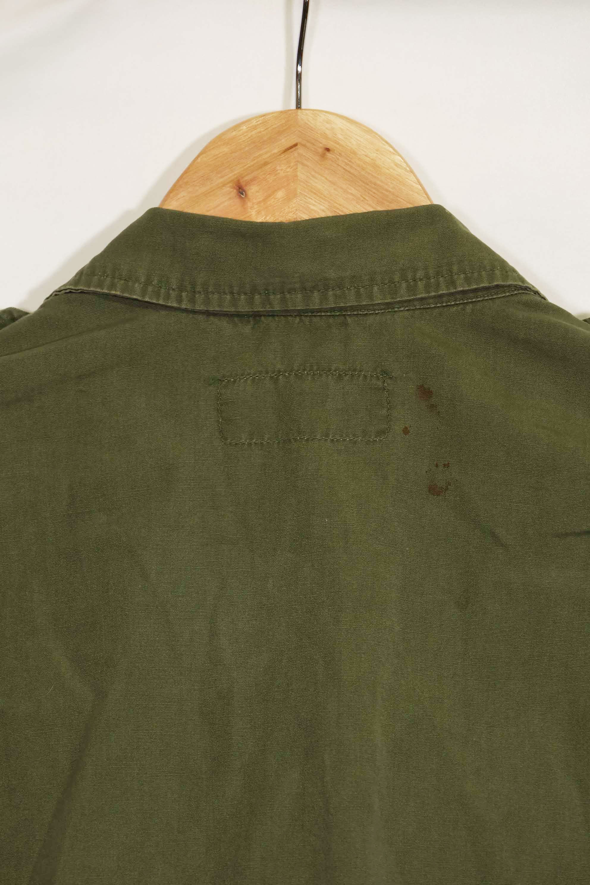 1965〜66年頃　2nd Model ジャングルファティーグ　ジャケット　S-R　パッチ付き　中古品