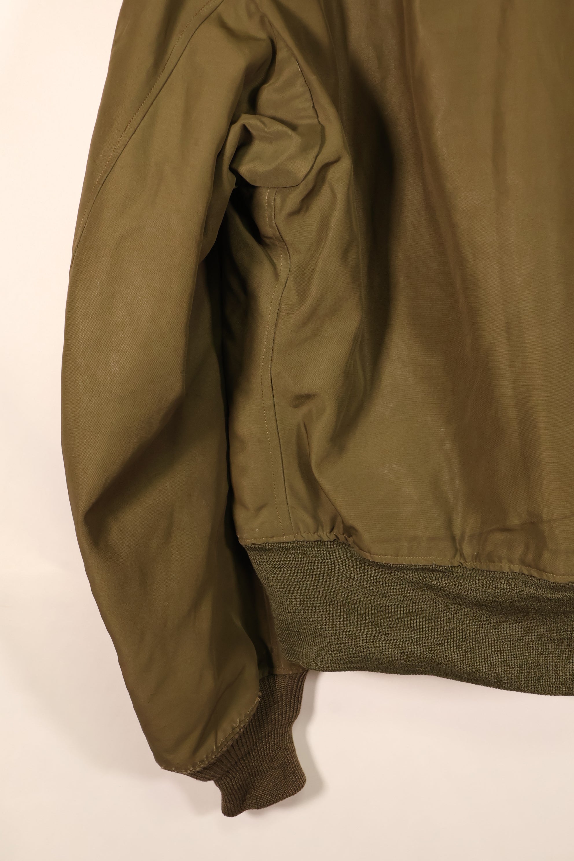 1940s, Size 38, U.S. Army Air Forces (USAAF) B-15 Flight Jacket, with elevator modifications, in good condition