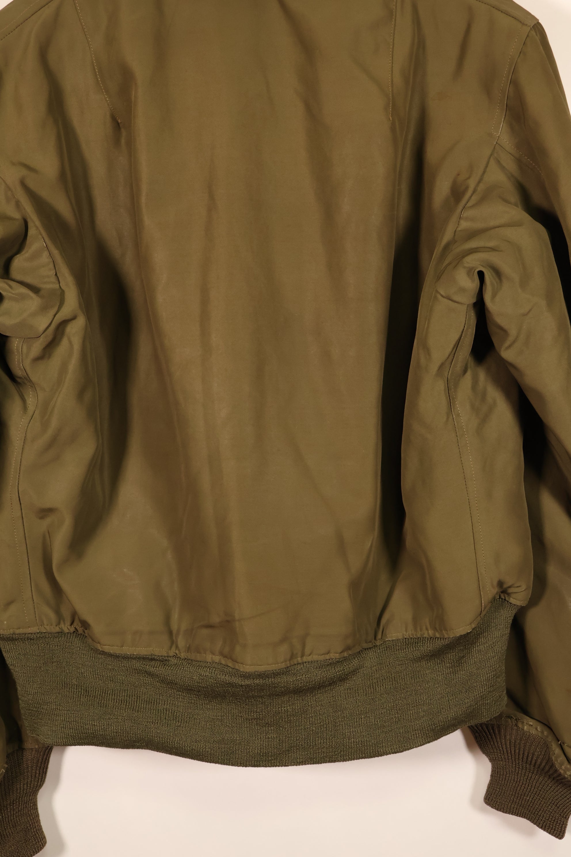 1940s, Size 38, U.S. Army Air Forces (USAAF) B-15 Flight Jacket, with elevator modifications, in good condition