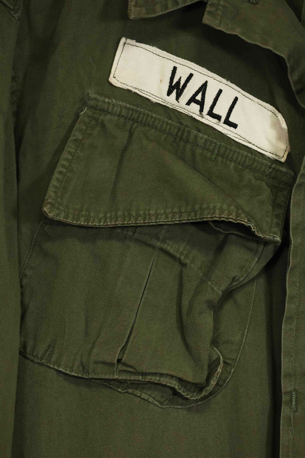 1965〜66年頃　2nd Model ジャングルファティーグ　ジャケット　S-L　パッチ付き　中古品