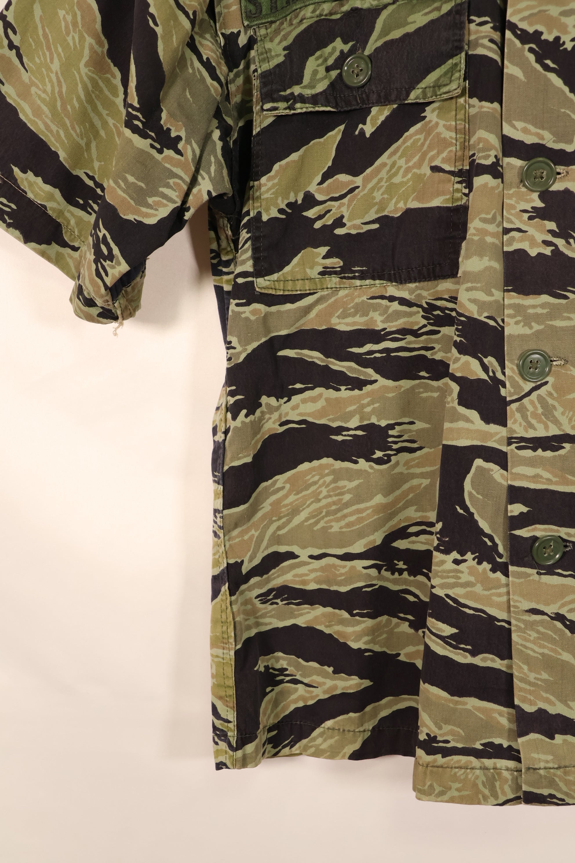 1970年　推定 S~Mサイズ　アメリカ海軍軍事顧問団　アドバイザー　VNMC 4th タイガーストライプ　セット　中古品