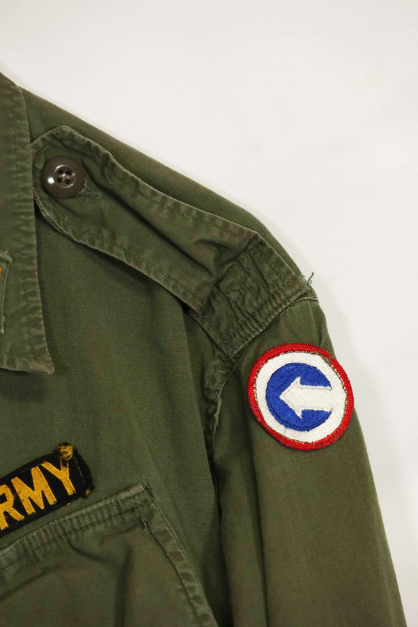 1965〜66年頃　2nd Model ジャングルファティーグ　ジャケット　S-L　パッチ付き　中古品