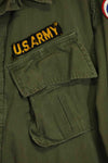 1965〜66年頃　2nd Model ジャングルファティーグ　ジャケット　S-L　パッチ付き　中古品
