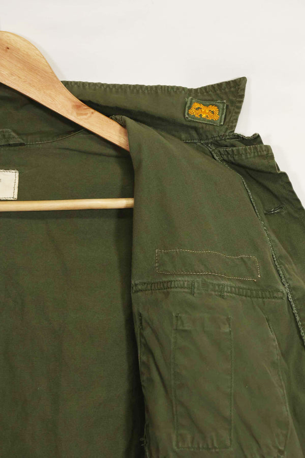 1965〜66年頃　2nd Model ジャングルファティーグ　ジャケット　S-L　パッチ付き　中古品