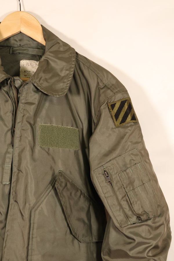 1990年契約　MEDIUM　CWU-45P　高高度フライトジャケット　陸軍パッチ付き　中古品