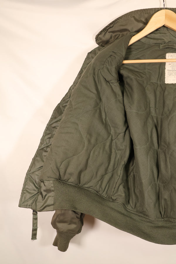 1990年契約　MEDIUM　CWU-45P　高高度フライトジャケット　陸軍パッチ付き　中古品