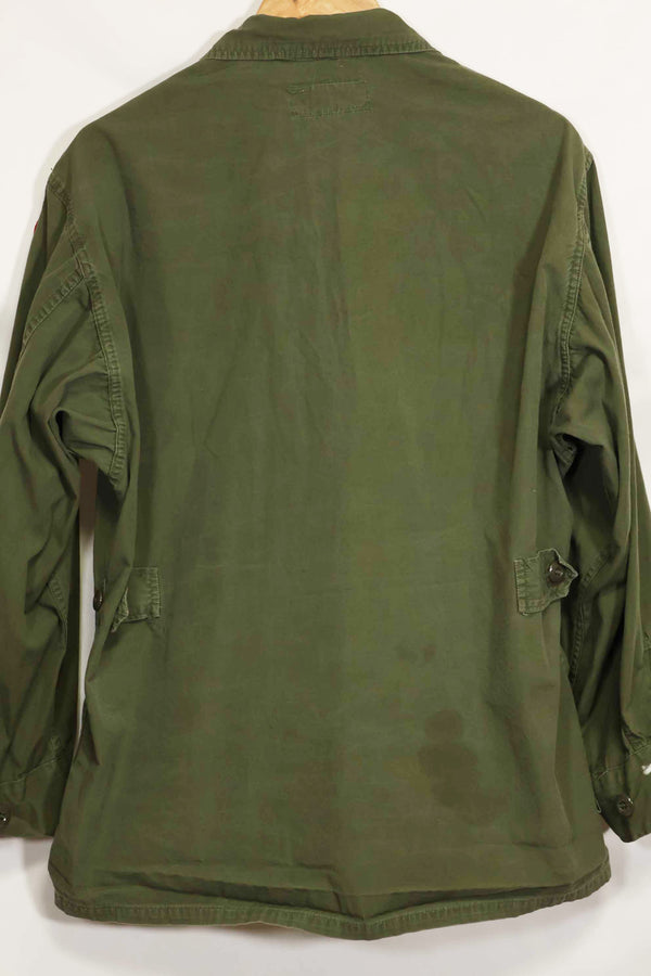 1965〜66年頃　2nd Model ジャングルファティーグ　ジャケット　S-L　パッチ付き　中古品
