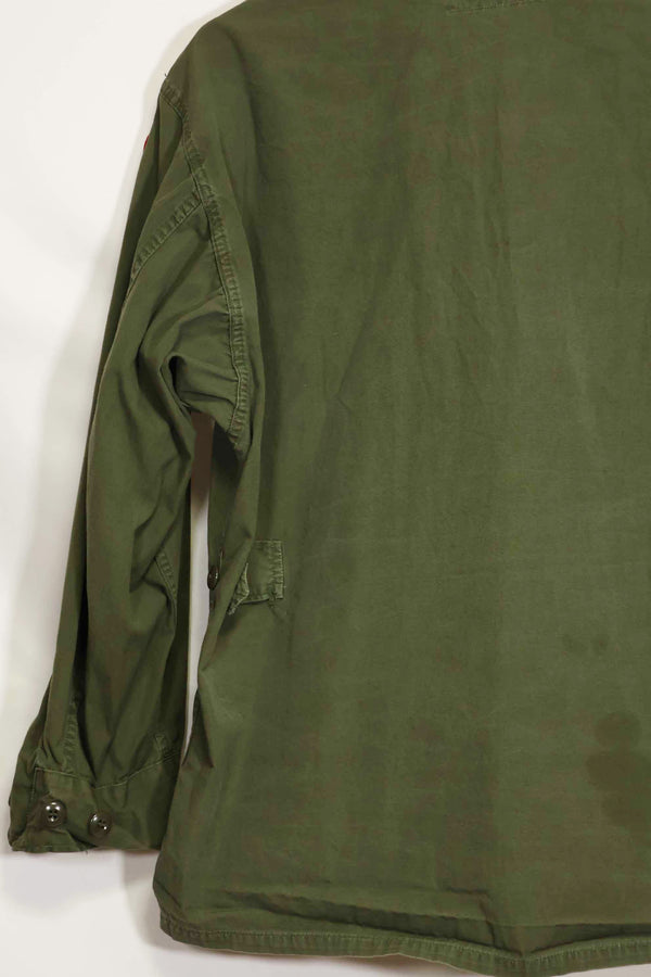 1965〜66年頃　2nd Model ジャングルファティーグ　ジャケット　S-L　パッチ付き　中古品