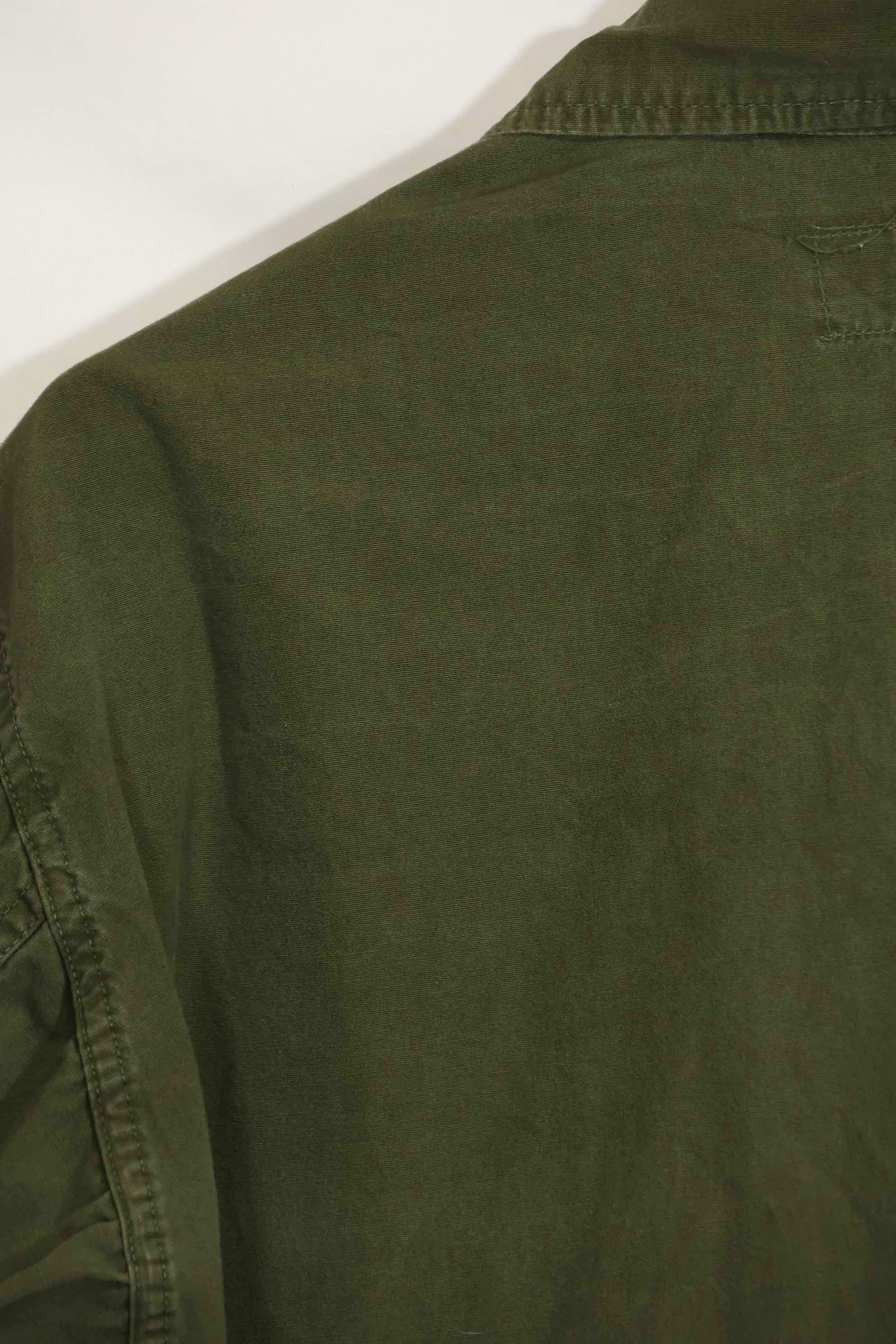 1965〜66年頃　2nd Model ジャングルファティーグ　ジャケット　S-L　パッチ付き　中古品