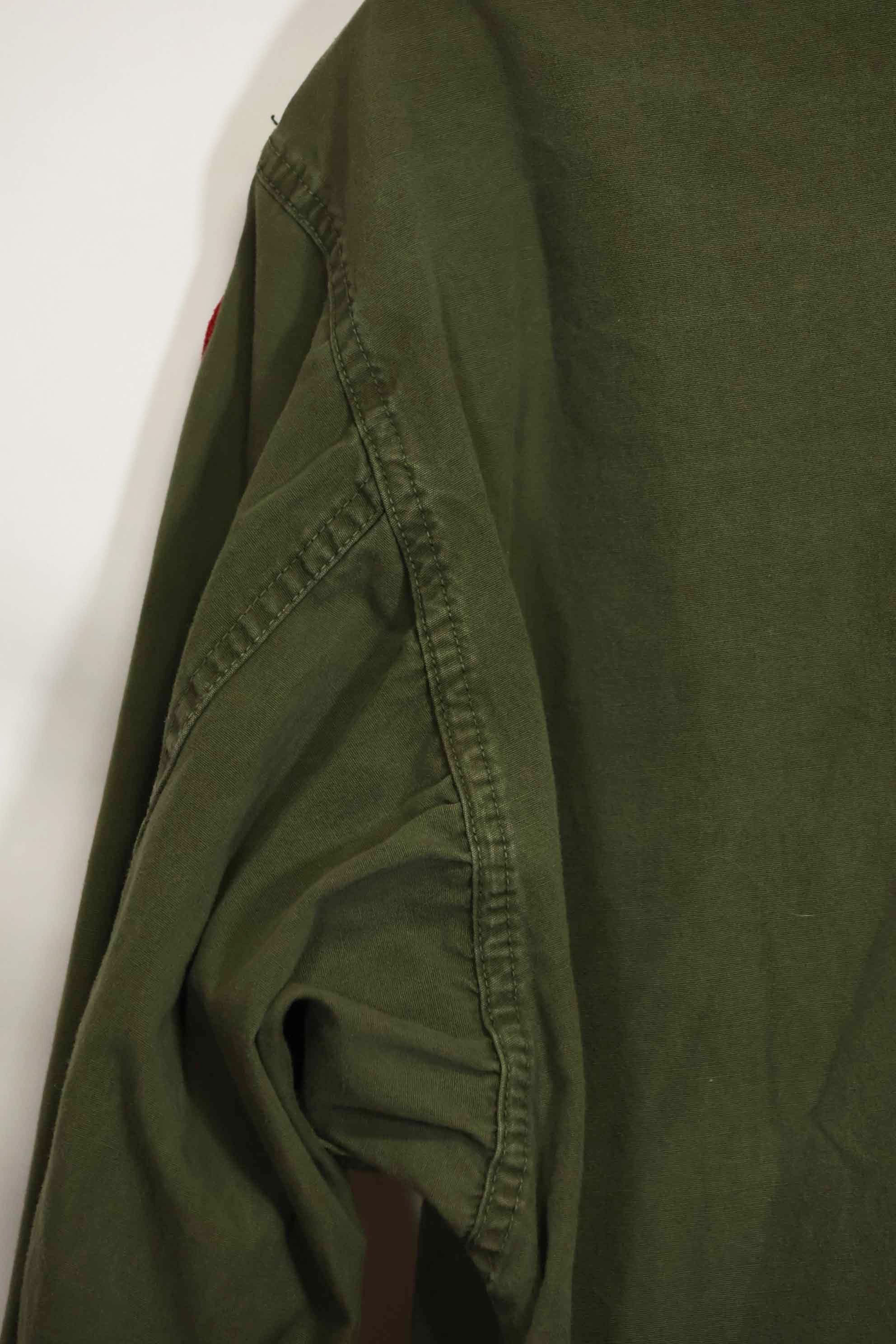 1965〜66年頃　2nd Model ジャングルファティーグ　ジャケット　S-L　パッチ付き　中古品