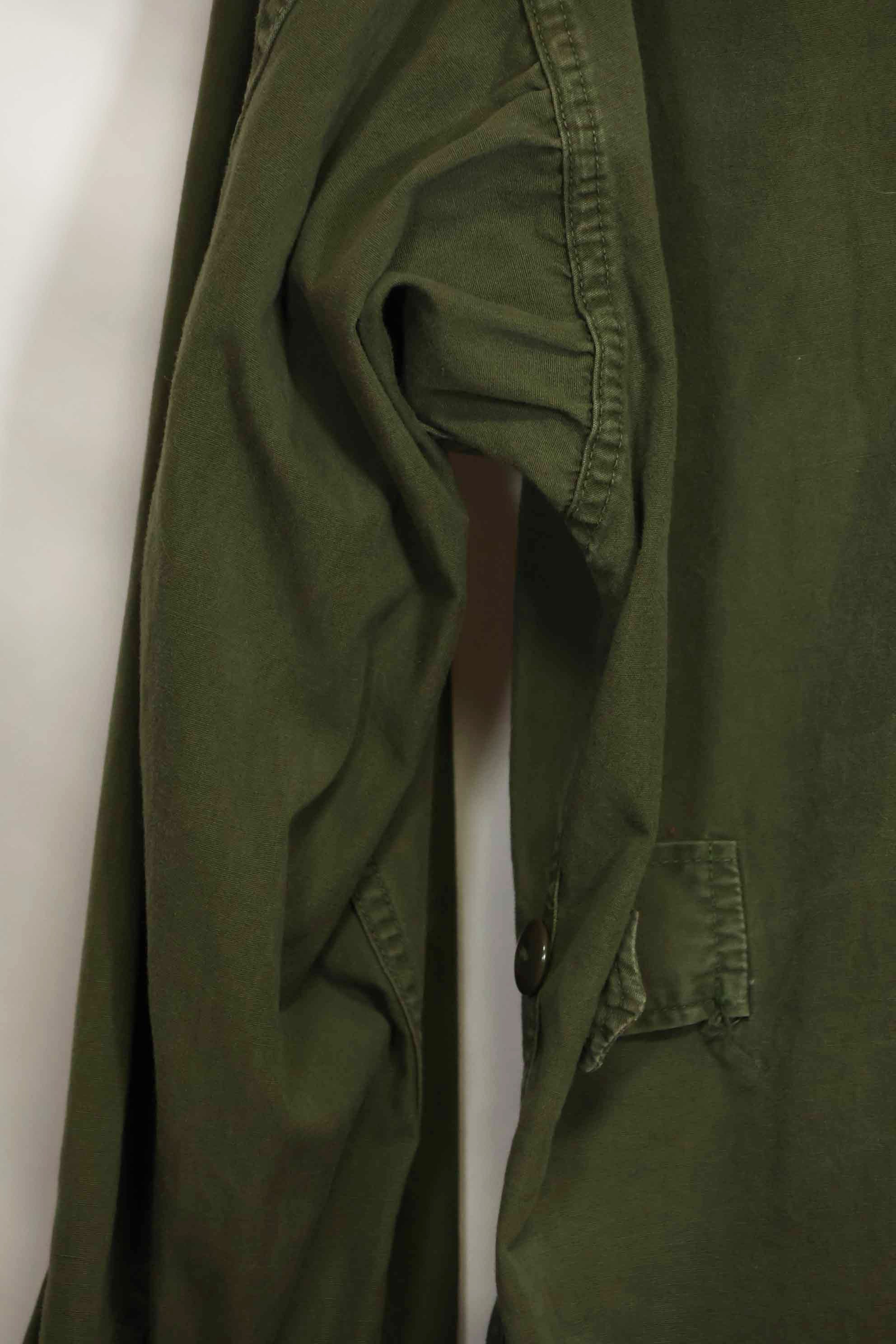 1965〜66年頃　2nd Model ジャングルファティーグ　ジャケット　S-L　パッチ付き　中古品