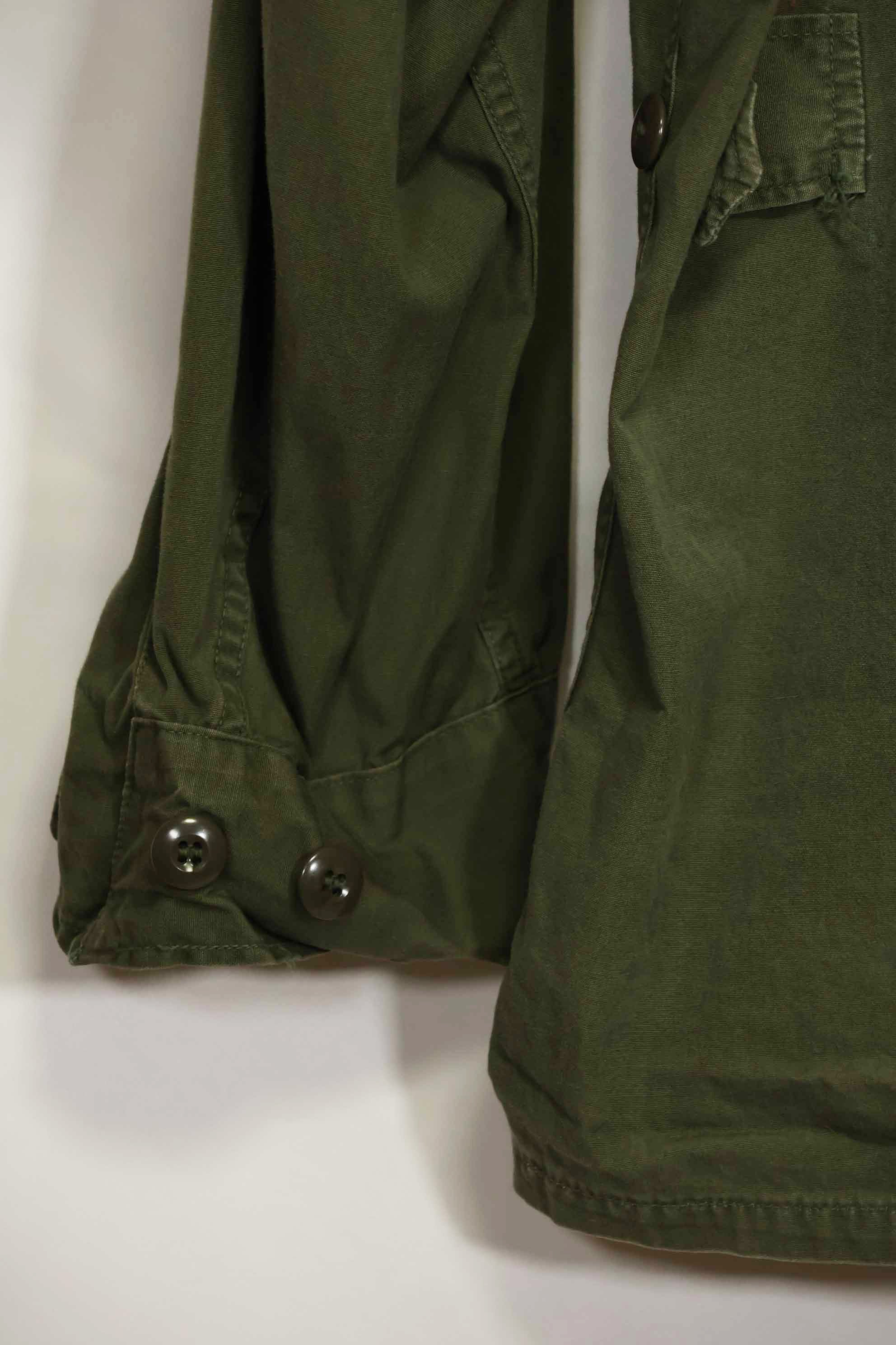 1965〜66年頃　2nd Model ジャングルファティーグ　ジャケット　S-L　パッチ付き　中古品