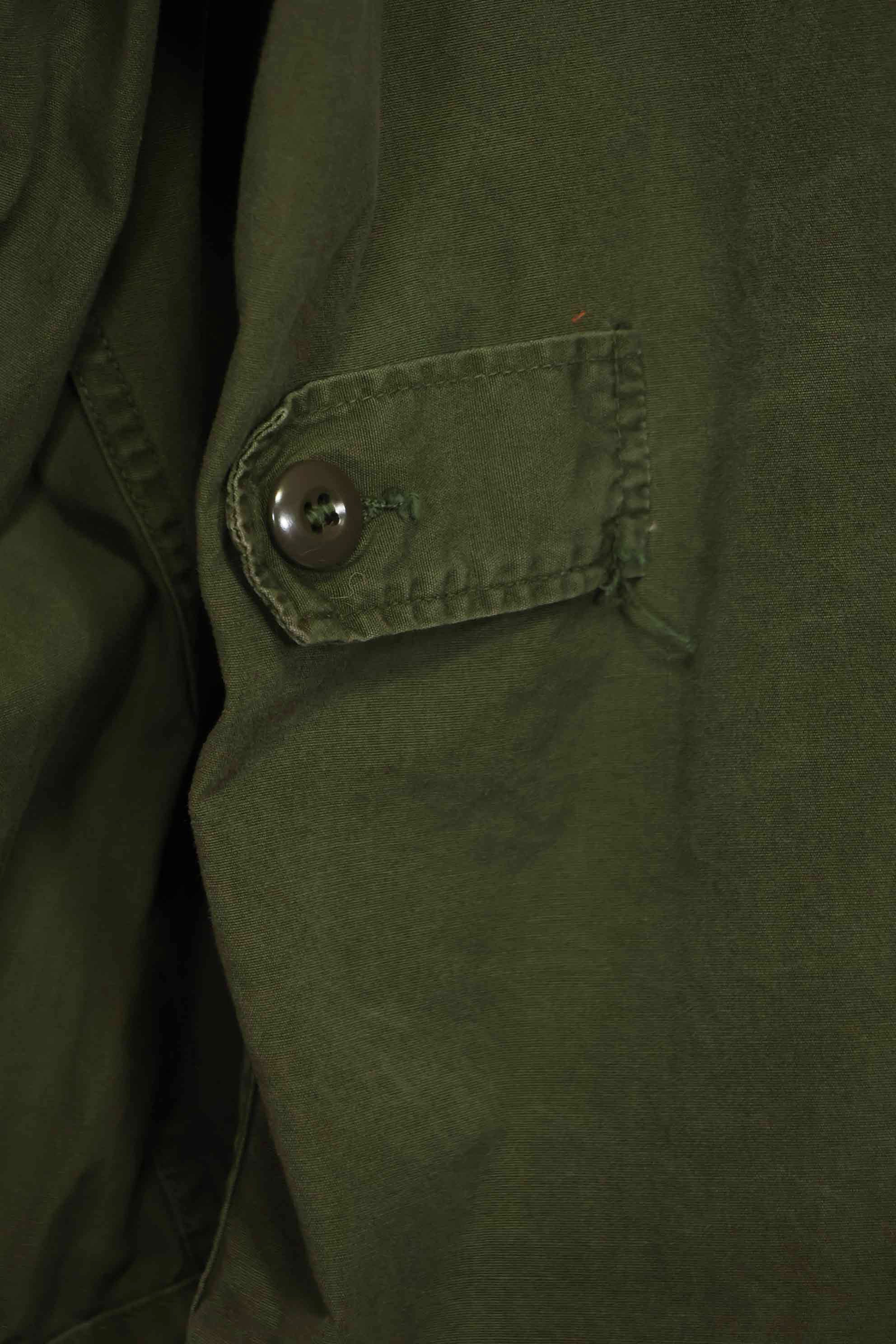 1965〜66年頃　2nd Model ジャングルファティーグ　ジャケット　S-L　パッチ付き　中古品