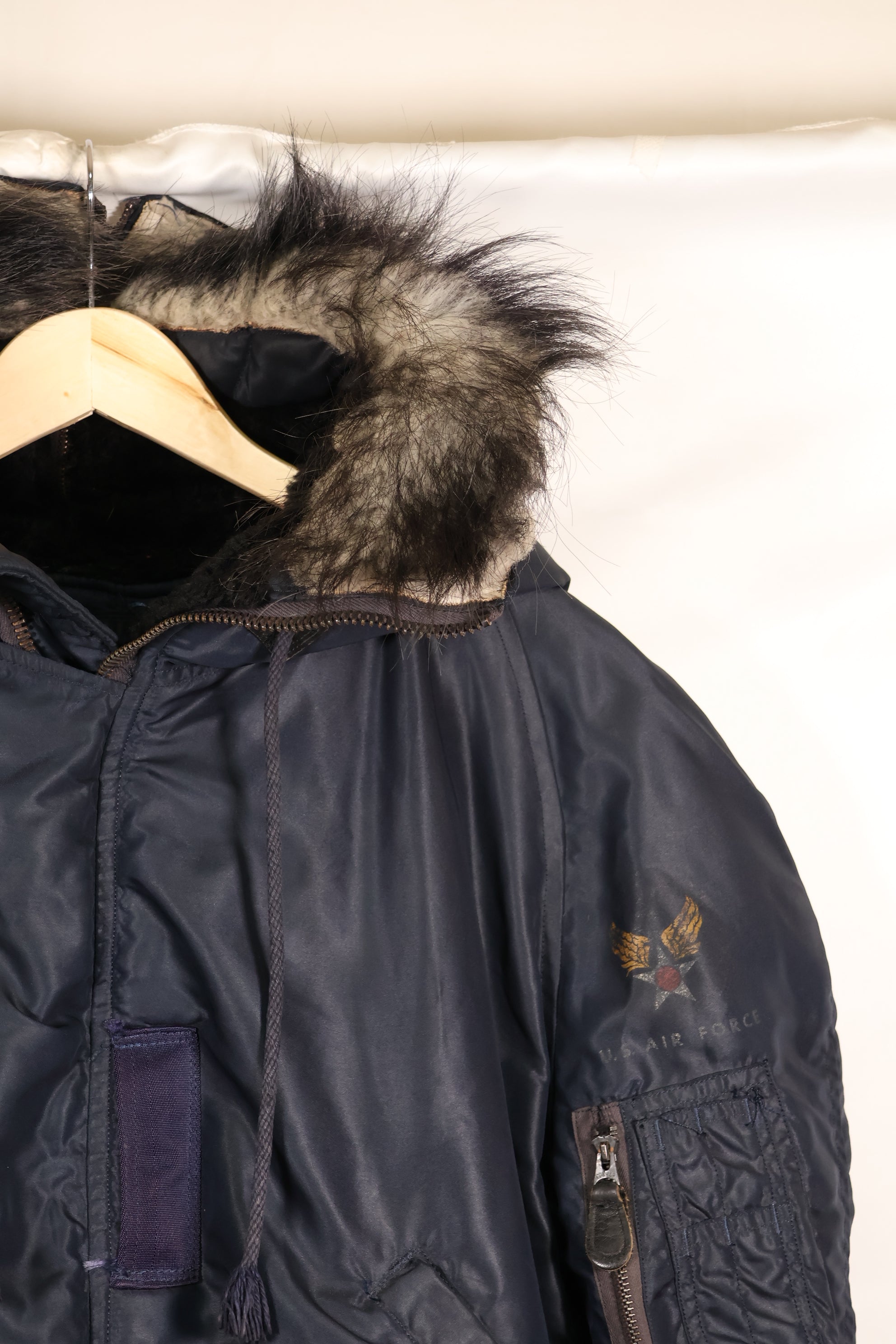 Mid-1950s X-Large USAF N2-A Flight Jacket Heavy Zone Used