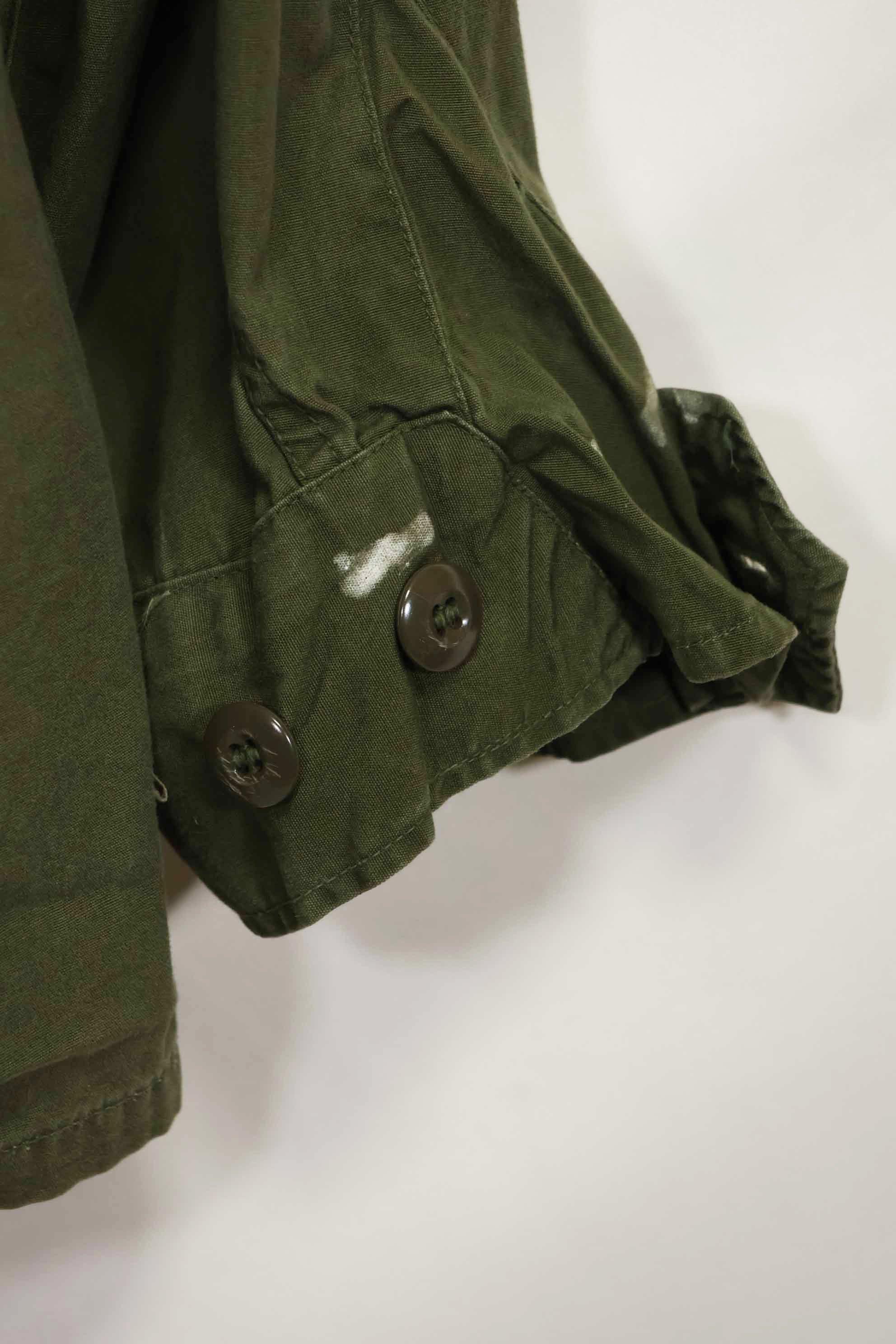 1965〜66年頃　2nd Model ジャングルファティーグ　ジャケット　S-L　パッチ付き　中古品