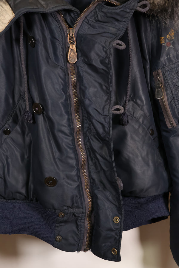 Mid-1950s X-Large USAF N2-A Flight Jacket Heavy Zone Used