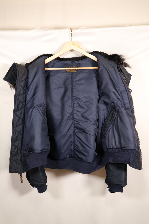 Mid-1950s X-Large USAF N2-A Flight Jacket Heavy Zone Used