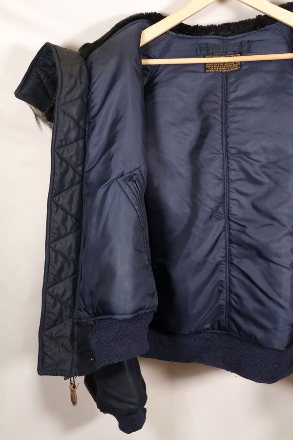 Mid-1950s X-Large USAF N2-A Flight Jacket Heavy Zone Used