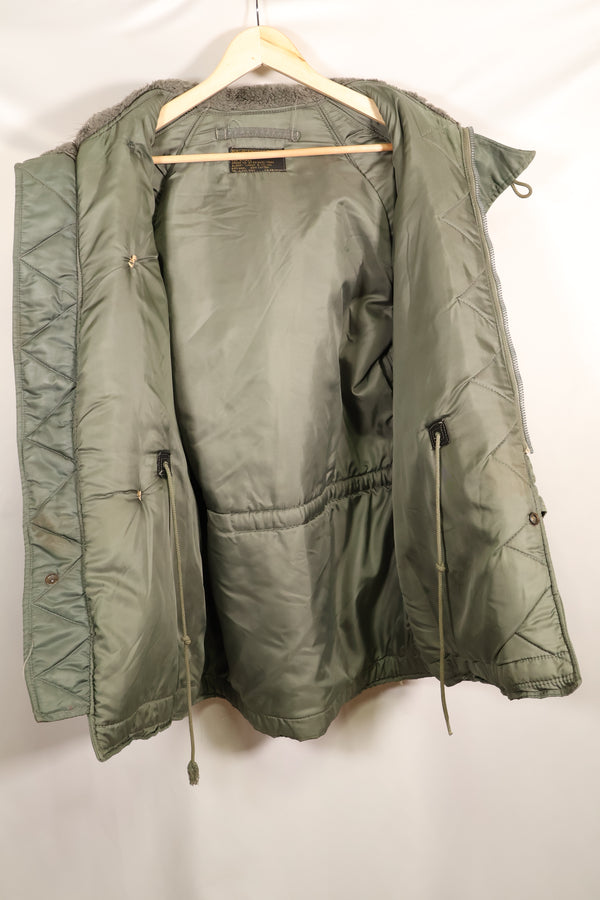 1950年代ロット　アメリカ空軍　N-3B　フライトジャケット　黒タグ　中古品