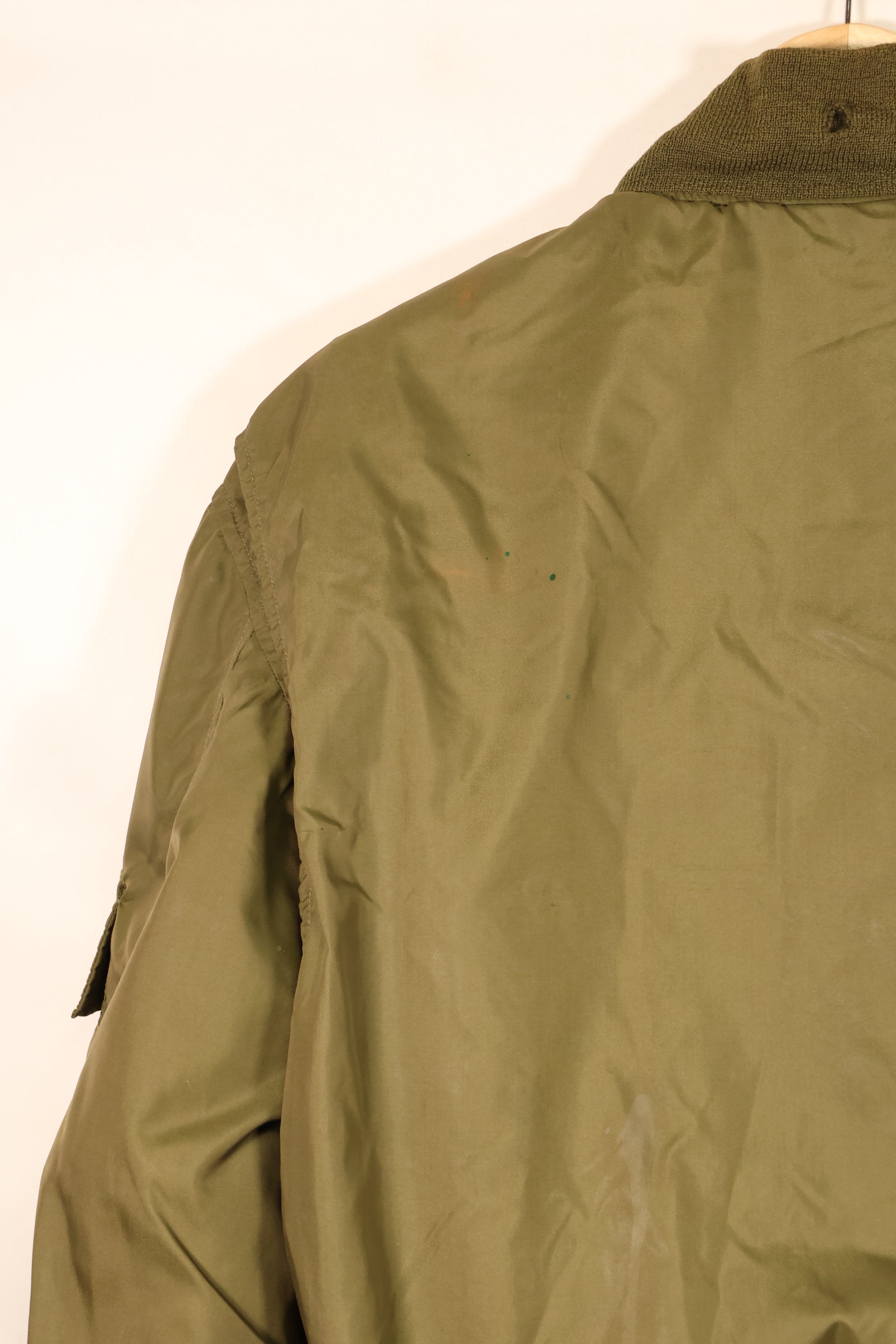 1970年代　推定 44 or LARGE　アメリカ海軍 WEPジャケット　G-8 フライトジャケット　中古品