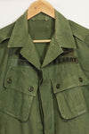 1963 Contract 1st Model Jungle Fatigue Jacket, no label, patch retrofitted, used.