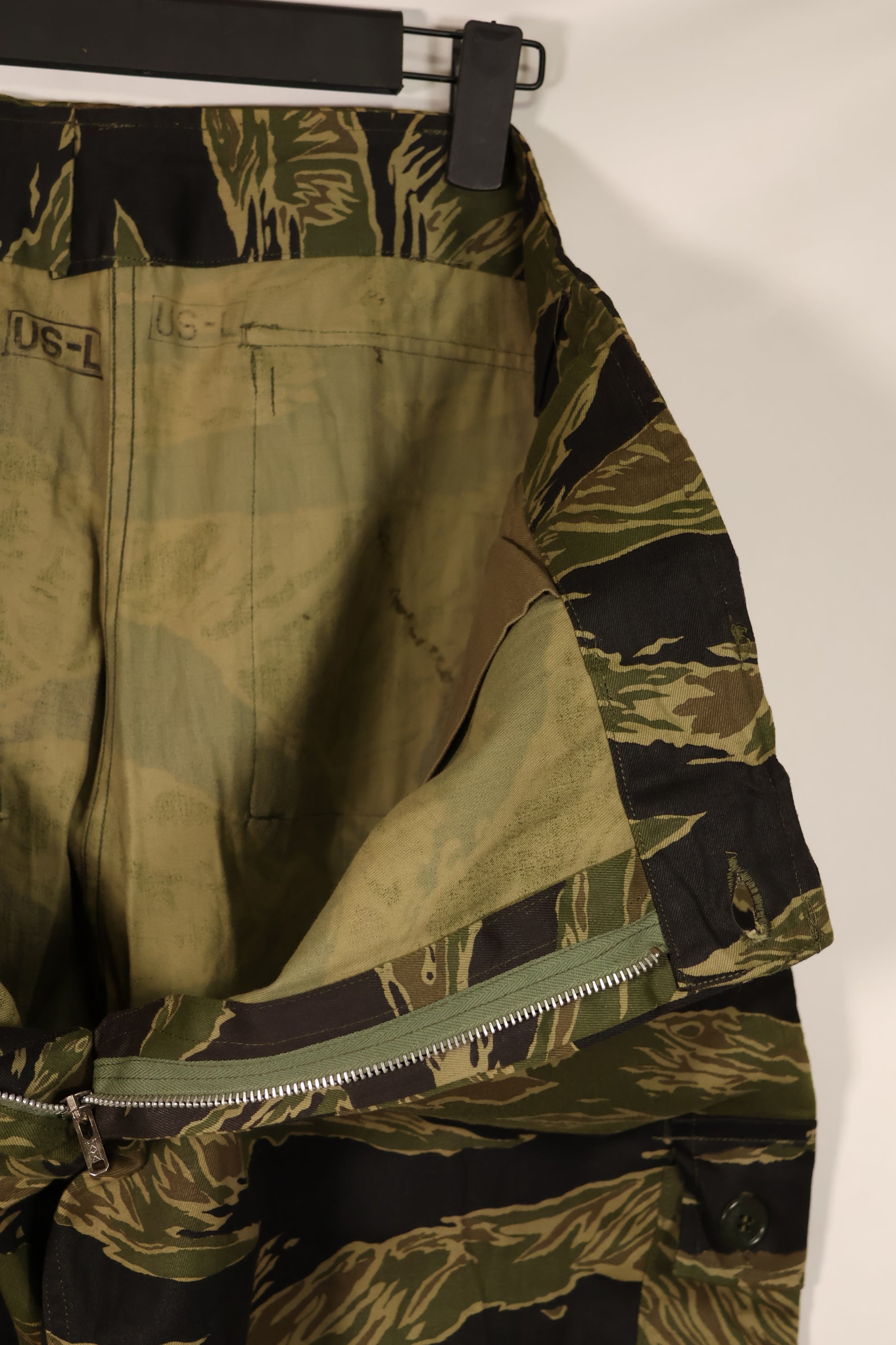 実物　デッドストック　沖縄タイガー　タイガーストライプ　パンツ　US-L ミントコンディション