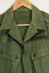 1963 Contract 1st Model Jungle Fatigue Jacket, no label, patch retrofitted, used.