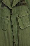 1963 Contract 1st Model Jungle Fatigue Jacket, no label, patch retrofitted, used.