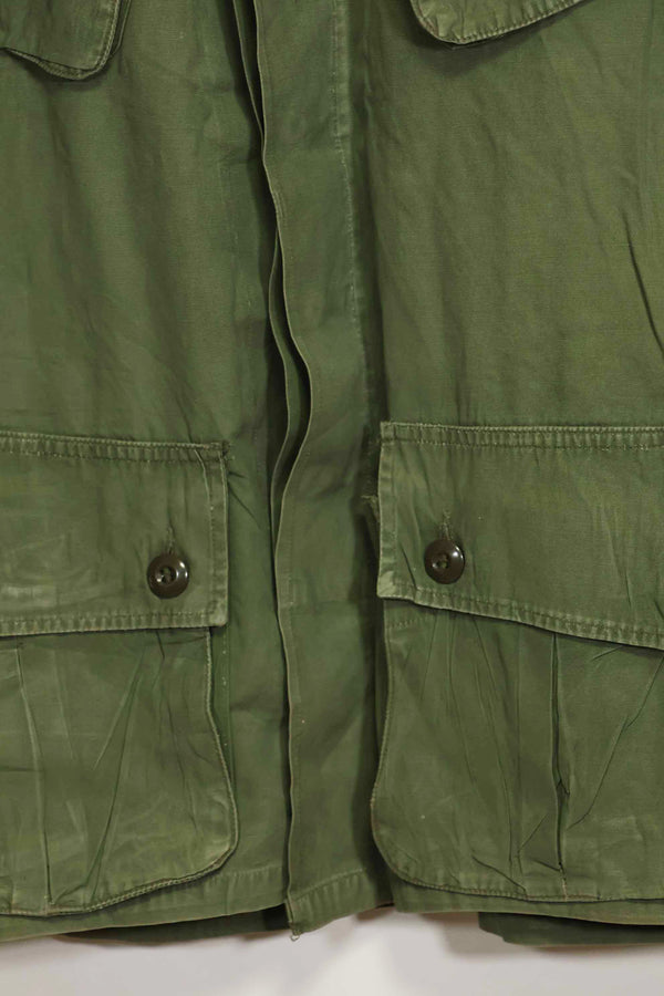 1963 Contract 1st Model Jungle Fatigue Jacket, no label, patch retrofitted, used.