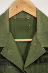 1963 Contract 1st Model Jungle Fatigue Jacket, no label, patch retrofitted, used.